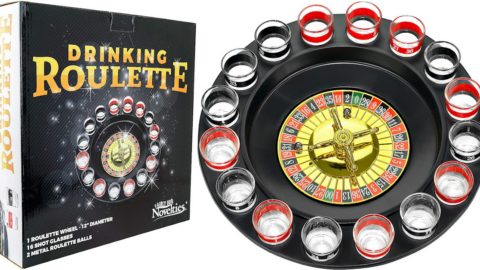 With This Shot Glass Roulette Drinking Game What Happens At Game Night Stays At Game Night
