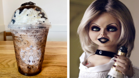 You Can Get A Bride Of Chucky Frappuccino From Starbucks To Give You All The Spooky Vibes