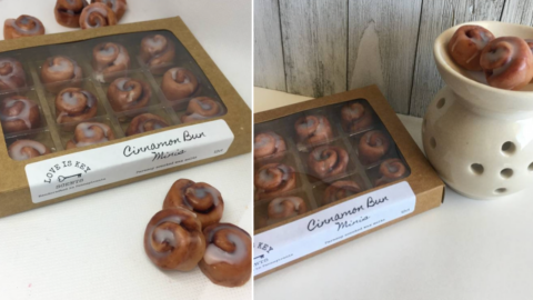 These Wax Melts Look Just Like Little Cinnamon Buns And Smell Good Enough To Eat