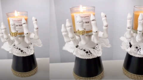 Here’s How You Can Make A Witch Hand Candle Holder Just Like The Bath & Body Works One