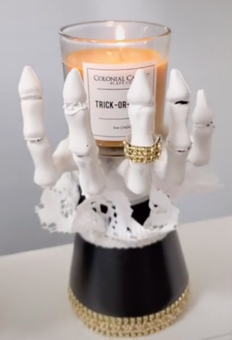 Here's How You Can Make A Witch Hand Candle Holder Just Like The Bath & Body  Works One