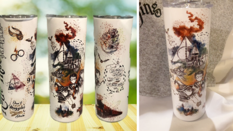 You Can Get A Stainless Steel Harry Potter Tumbler And You Can Just Accio It To Me Right Now