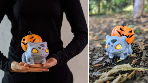 You Can Get A Spooky Halloween Light-Up Bulbasaur That Is Adorably Creepy