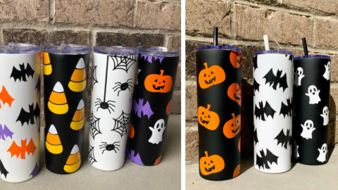You Can Get A Traditional Halloween Themed Skinny Tumbler And I Want Them All