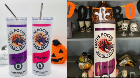 These ‘Hocus Pocus’ Skinny Tumblers Are Perfect For Sipping Your Hard Seltzer From