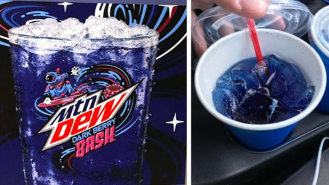 Applebee’s Has An Exclusive Mountain Dew Flavor That Is Filled With Blue Raspberry and Blackberry Flavors