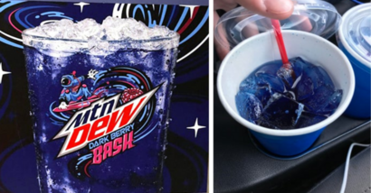 Applebee’s Has An Exclusive Mountain Dew Flavor That Is Filled With Blue Raspberry and Blackberry Flavors