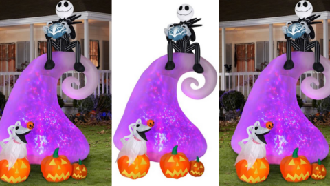 Target Is Selling An Animated Kaleidoscope Nightmare Before Christmas Inflatable That Is Simply Meant To Be