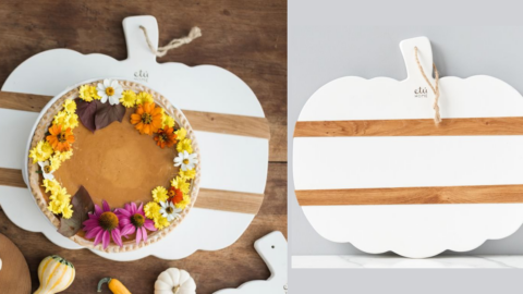 You Can Get A Gorgeous Pumpkin Cheese Board To Bring Fall To Your Kitchen
