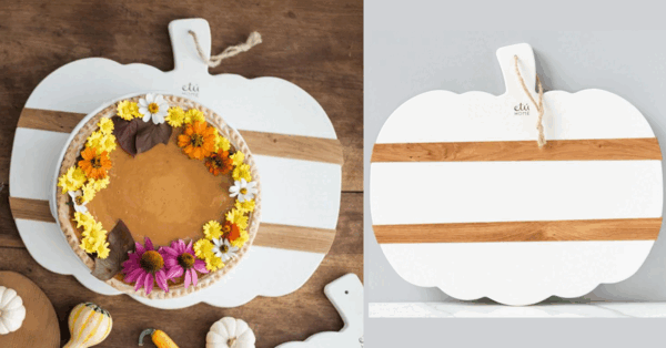 You Can Get A Gorgeous Pumpkin Cheese Board To Bring Fall To Your Kitchen