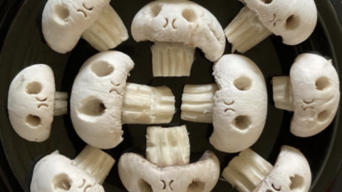 ‘Mushroom Skulls’ Are The Hot New Food Trend For Halloween and It Is So Cool, It’s Scary