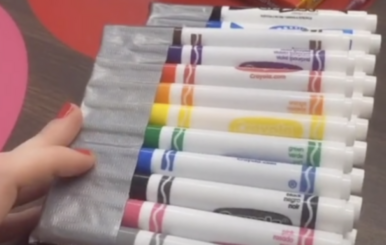 Teachers Are Duct Taping Markers Together and It Is Pure Genius