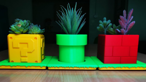 You Can Bring A Little Video Game Action To Your World With These Cute Super Mario Planters