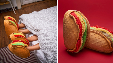 You Can Get Taco Slippers For The Person Who Is Obsessed With Tacos