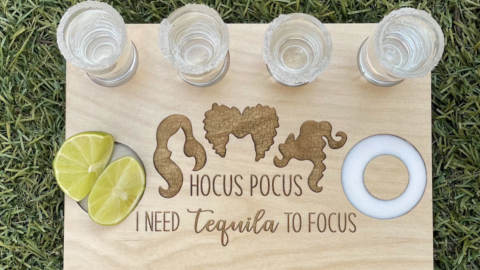 This ‘Hocus Pocus’ Tequila Flight Board Will Help You Run Amok This Fall