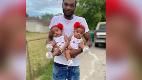 This Father Ran Into His Burning Home To Save His 18-Month-Old Twin Daughters Lives