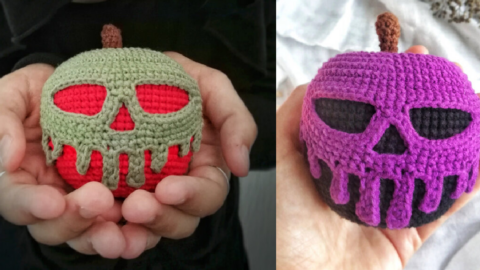 You Can Crochet A Poisoned Apple For The Person Who Loves Disney
