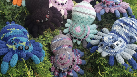 This Huggable Crochet Spider Is The Perfect Craft For Fall