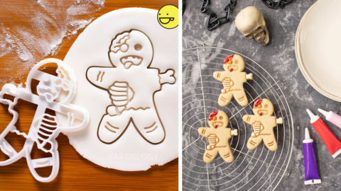 You Can Get A Zombie Gingerbread Man Cookie Cutter That Makes The Cutest Halloween Cookies