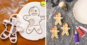 You Can Get A Zombie Gingerbread Man Cookie Cutter That Makes The Cutest Halloween Cookies