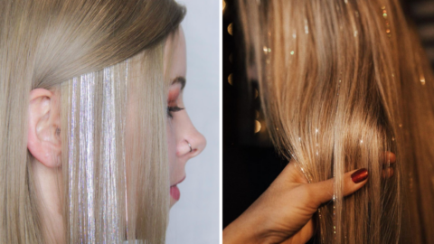People Are Putting Hair Tinsel In Their Hair and Calling It “Unicorn Hair”