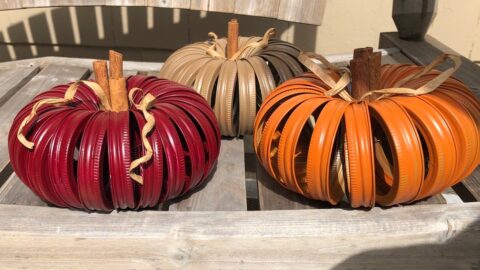 You Can Get Mason Jar Lid Pumpkins Which Are A Perfect Addition To Your Fall Décor