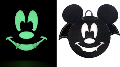 This Loungefly Mickey Bat Backpack Glows In The Dark And Is Perfect For Halloween