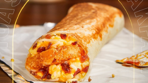 Taco Bell’s Toasted Breakfast Burrito Is Exactly What You Need To Tackle The Day