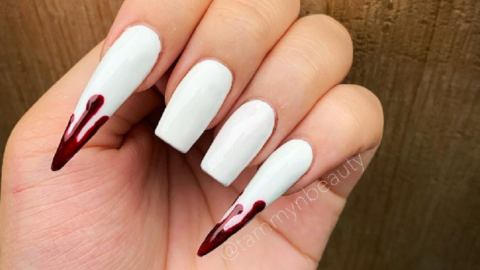 Vampire Nails Are The Hottest New Trend For Halloween and They Are Bloody Cool