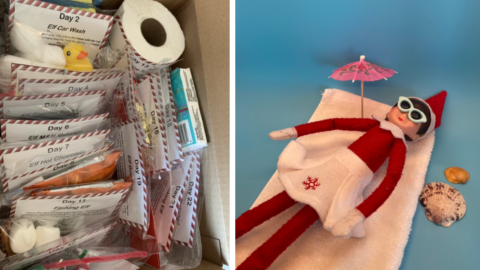 This 24 Day Elf Kit Will Take The Stress Out Of Elf On A Shelf This Christmas