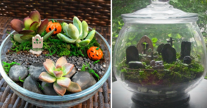 People Are Making Cemeterriums And They Are That Little Piece Of Spooky That Halloween Needs