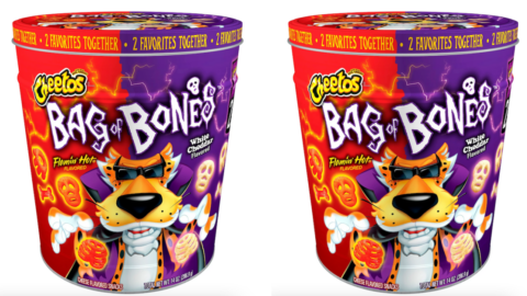 You Can Get A Halloween Themed Tin Filled With 2 Flavors Of Cheetos