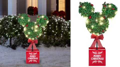 You Can Get A Disney Mickey Mouse Topiary Tree For Christmas And It Is Pure Magic