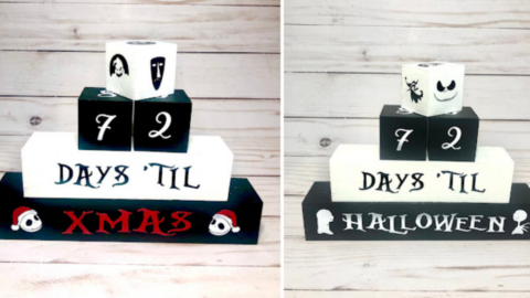 This Stackable ‘Nightmare Before Christmas’ Calendar Counts Down The Days Until Halloween And Christmas