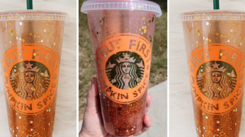 You Can Welcome Fall While You Sip From This Starbucks ‘But First Pumpkin Spice’ Tumbler
