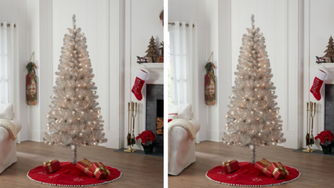 Walmart Is Selling A Rose Gold Christmas Tree So You Can Feel Extra Fancy This Holiday Season