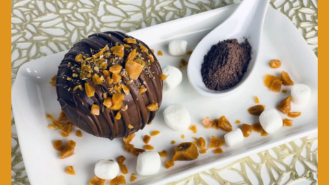 You Can Get Salted Caramel Hot Chocolate Bombs For Those Crisp Fall Evenings