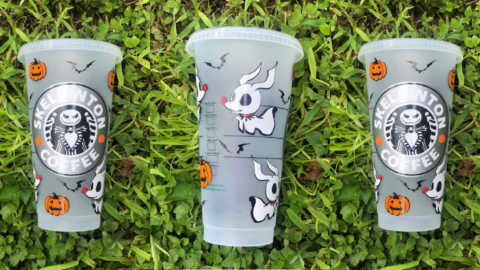 This Jack Skellington Starbucks Cup Is Perfect For The Spooky Season