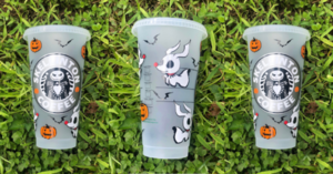 This Jack Skellington Starbucks Cup Is Perfect For The Spooky Season