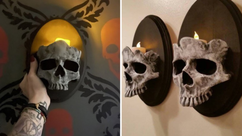 These Gothic Skull Candle Holders Are The Perfect Touch Of The Macabre That Your House Needs For Halloween