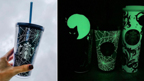 There Are Three Glow-In-The-Dark Starbucks Cups Releasing This Month So Get Your Running Shoes On