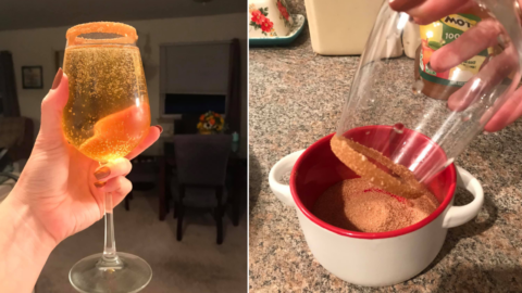Here’s How You Can Make The Viral Apple Pie Mimosa at Home