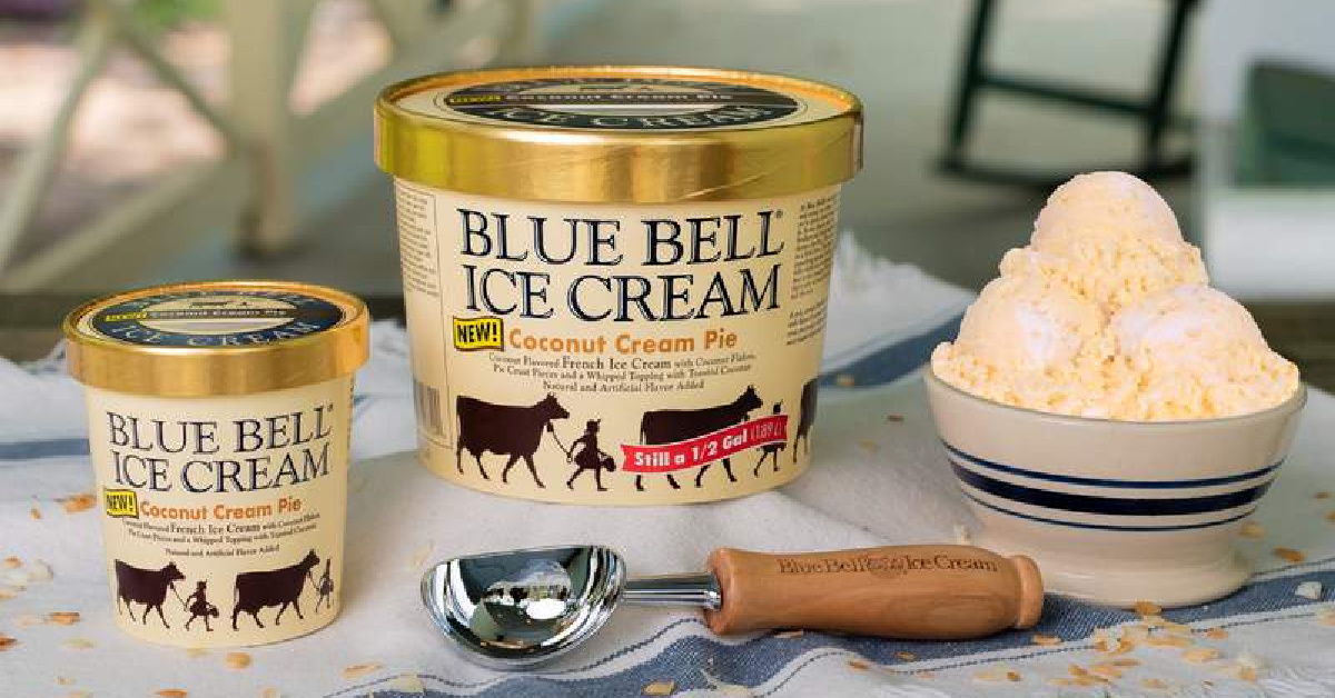 Blue Bell Ice Cream Released Its Coconut Cream Pie Flavor Nationwide!