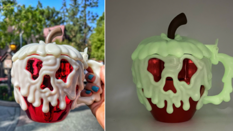 Disney Is Selling A New Poison Apple Mug That Glows in the Dark and I Need It