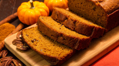 2-Ingredient Pumpkin Bread