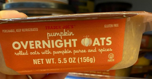 Trader Joe’s Is Selling $2 Overnight Pumpkin Oats That Tastes Just Like Pumpkin Pie