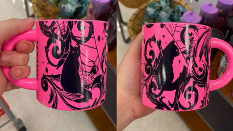 Starbucks Is Selling A Neon Pink Halloween Mug and I’m Putting My Running Shoes On