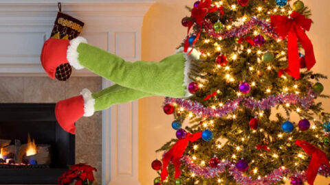 Amazon Is Selling Grinch Feet You Can Attach To Your Christmas Tree During The Holidays