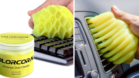 This Fun Gel Was Made To Make Cleaning Your Keyboard and Other Items Easy