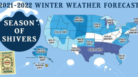 The ‘Old Farmer’s Almanac’ Says It’s Going To Be A Very Cold Winter With A Lot of Snow